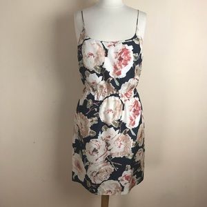 J CREW Silk floral dress sundress Sz 8